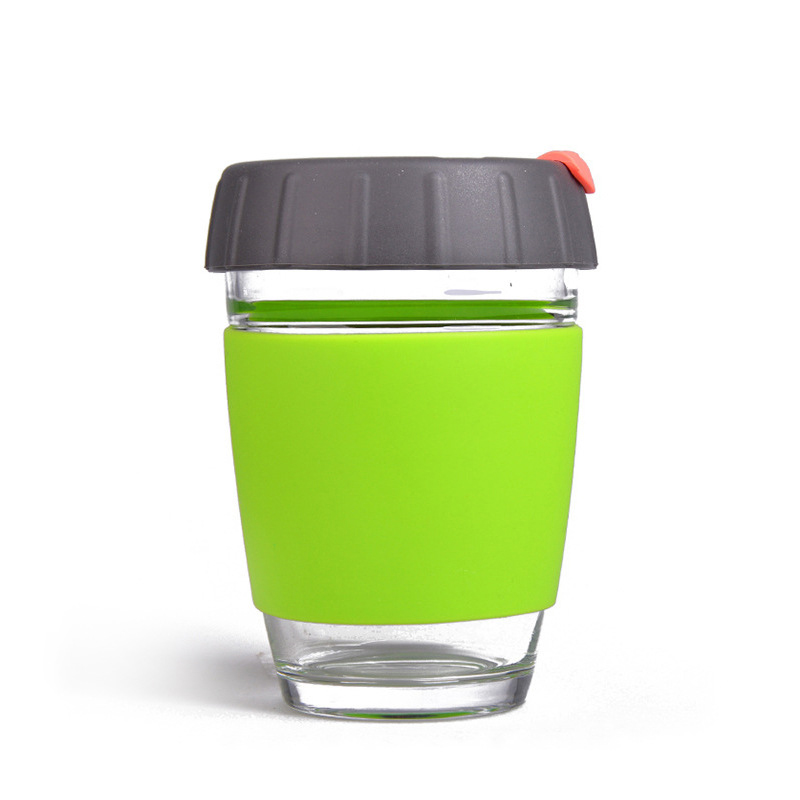 硅膠杯套，定制硅膠杯套【杯身+蓋子】
